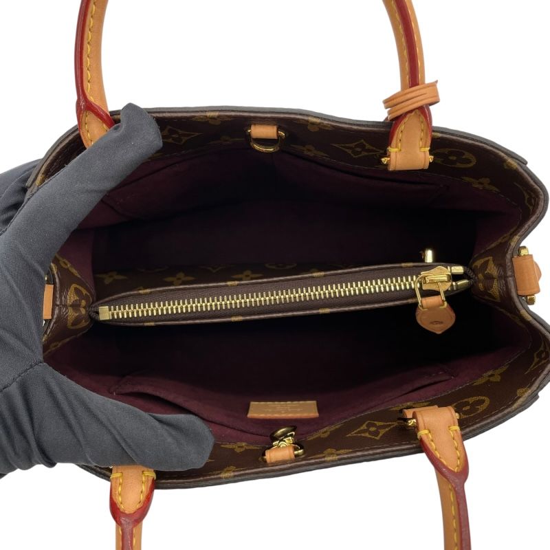Louis Vuitton Montaigne BB Monogram Canvas Shoulder Bag - Brown