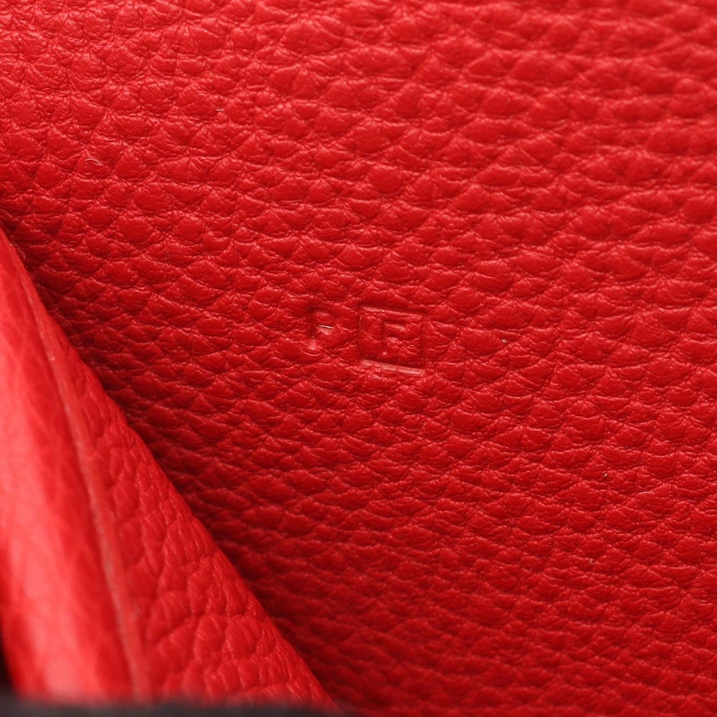 HERMES Christine Shoulder Bag in Vibrant Rouge Vif