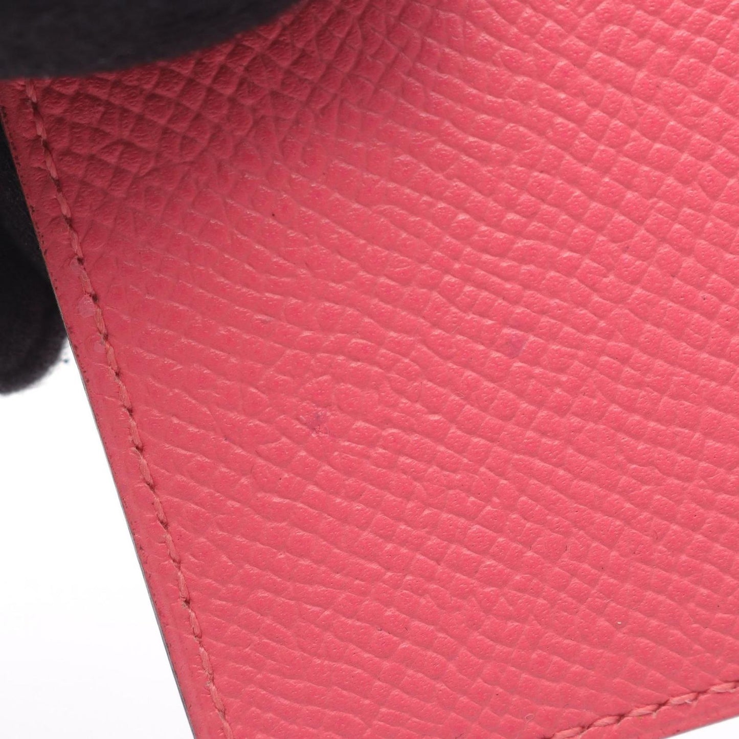 HERMES Porcrol Rose Azalee Card Case - Exquisite Pink Leather