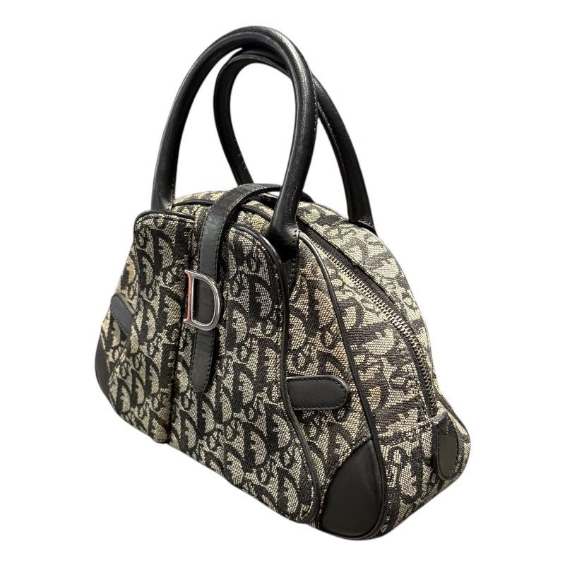 Christian Dior Trotter Handbag in Black Canvas - Unisex Luxury