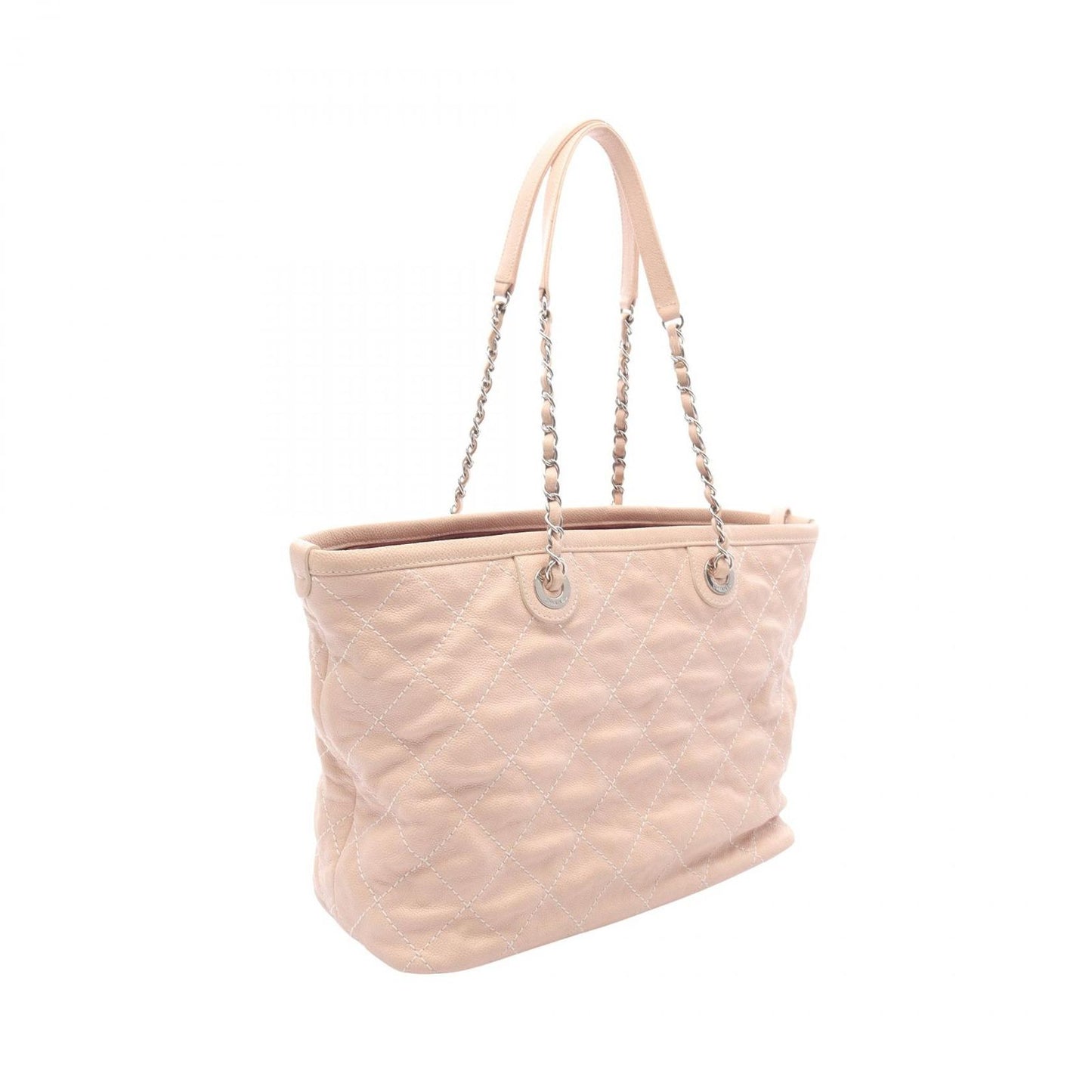 CHANEL Wild Stitch Tote Bag in Pink Beige - Exquisite Craftsmanship