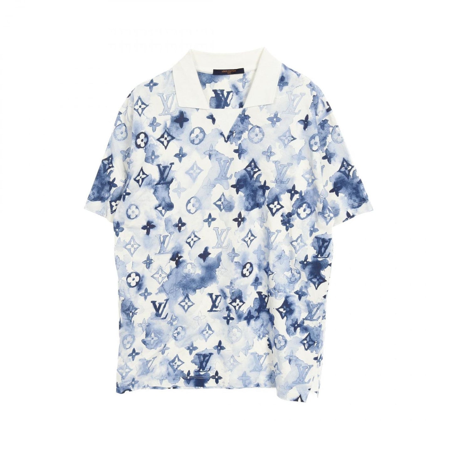LOUIS VUITTON Watercolor Monogram Polo Shirt - Size L