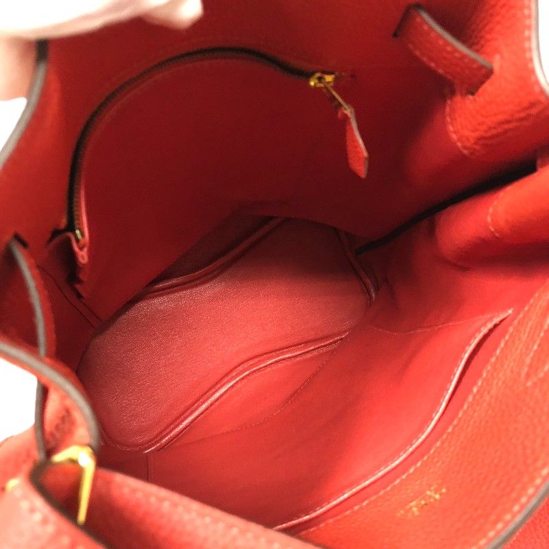 HERMES So Kelly 22 in Rouge Pivoine with Gold Hardware