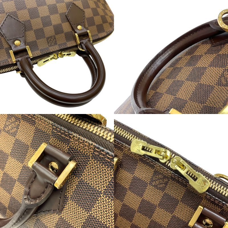 Louis Vuitton Alma N51131 Handbag in Ébène Damier Canvas