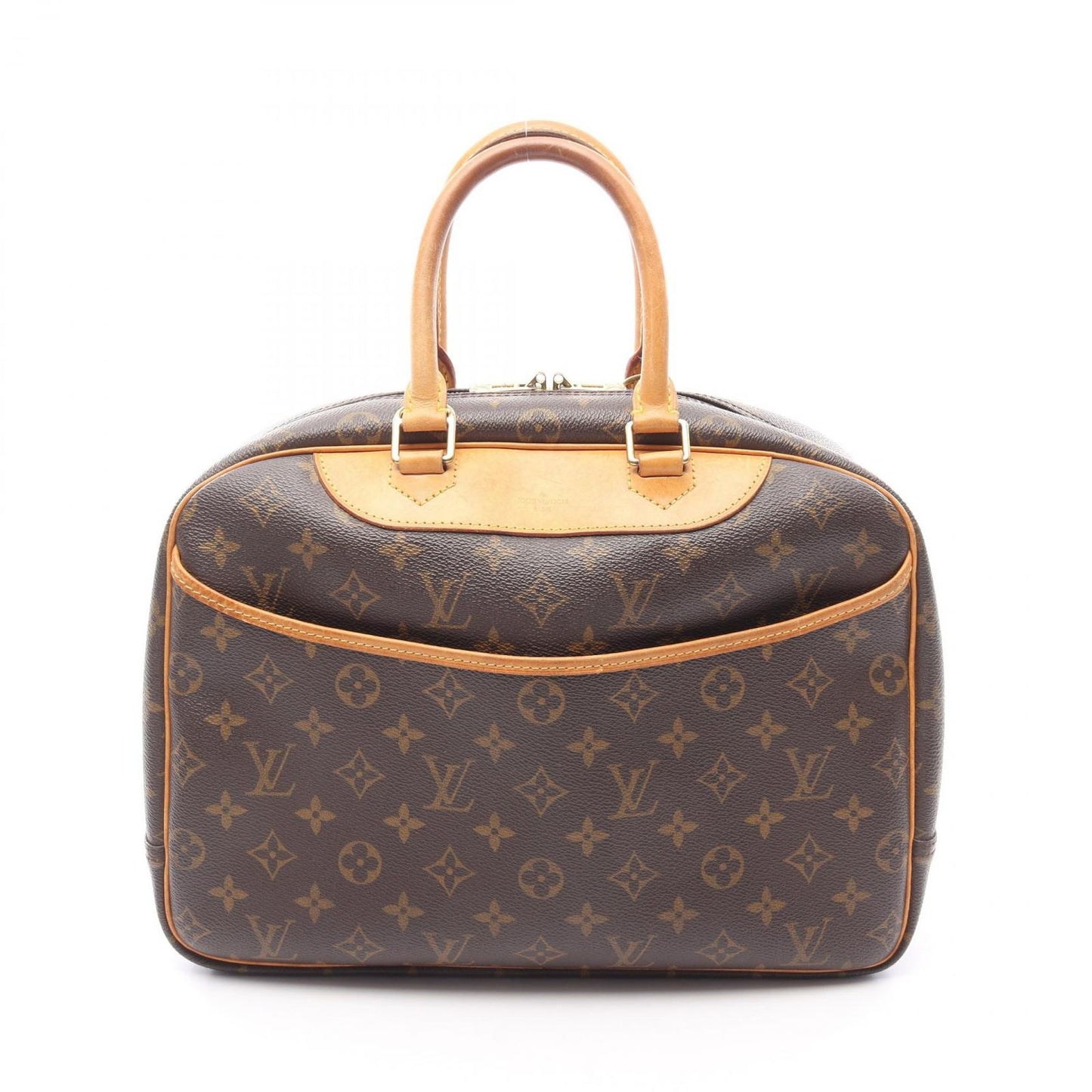 Louis Vuitton Deauville Bowling Vanity Handbag - Monogram Canvas