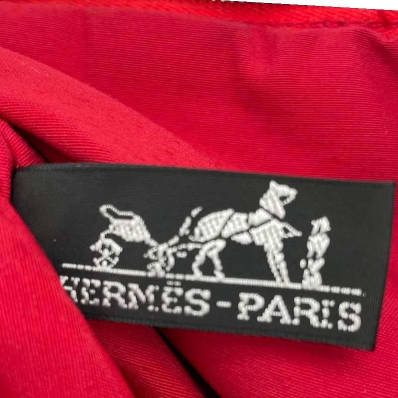 HERMES Bolide Pouch 20 in Red - Exquisite Luxury Accessory