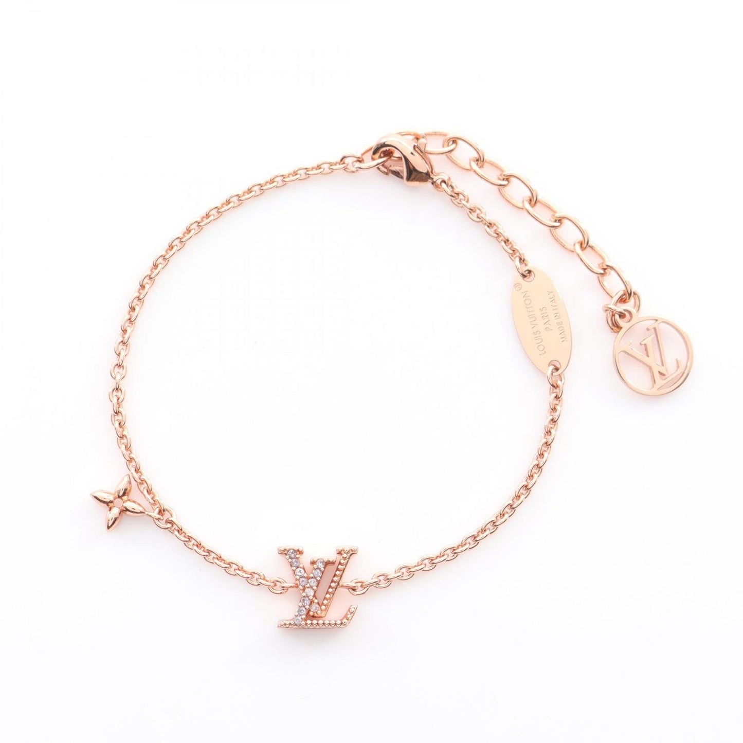 Louis Vuitton Iconic LV Bracelet in Gold Plated Finish