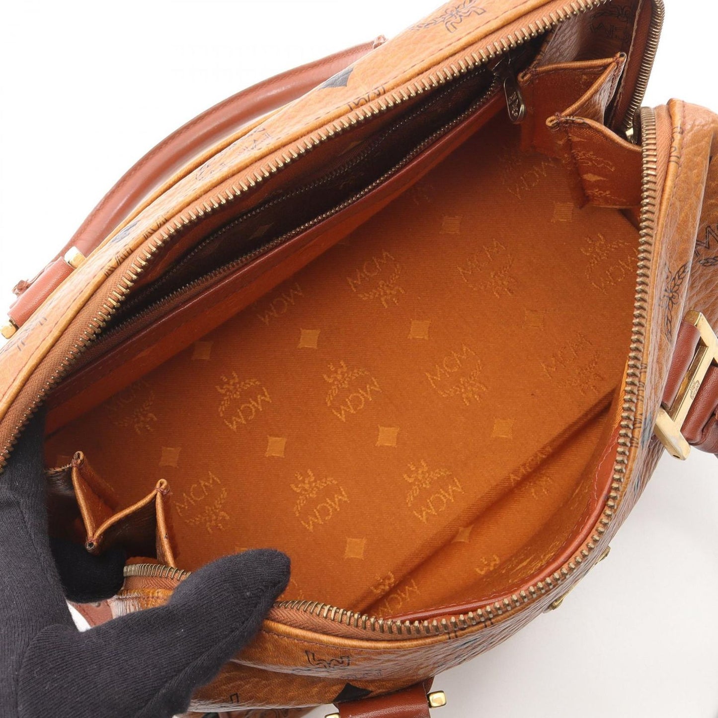 MCM Visetos Brown Handbag - Timeless Elegance