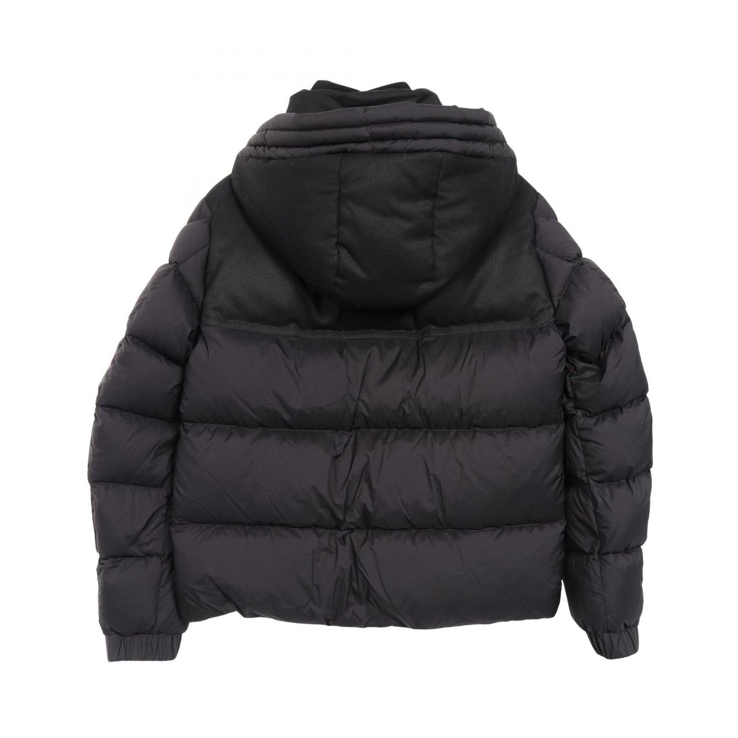MONCLER Mussala Down Jacket - Black Wool & Nylon - Size N
