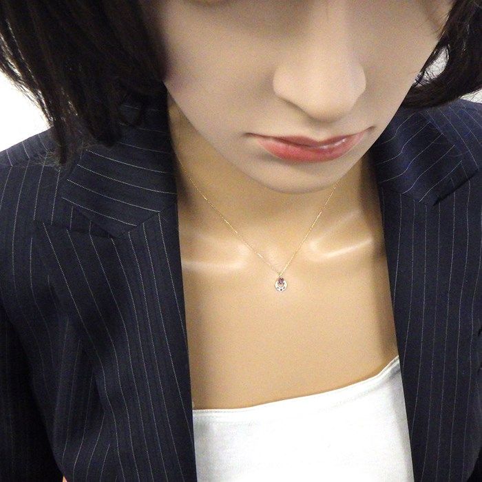 Exquisite Amethyst & Iolite Necklace with Pink Sapphire in K10YG