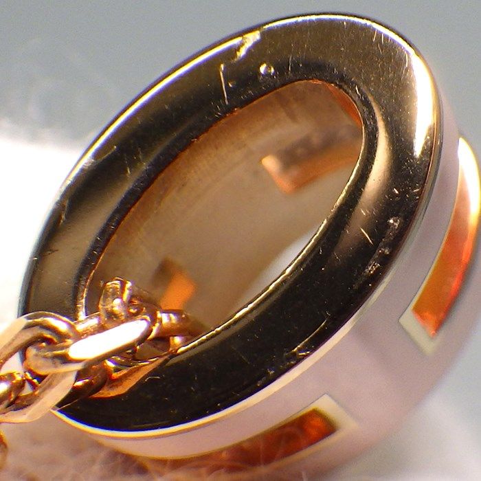 HERMES Mini Pop H Necklace in Pink Ash & Rose Dragee Lacquer