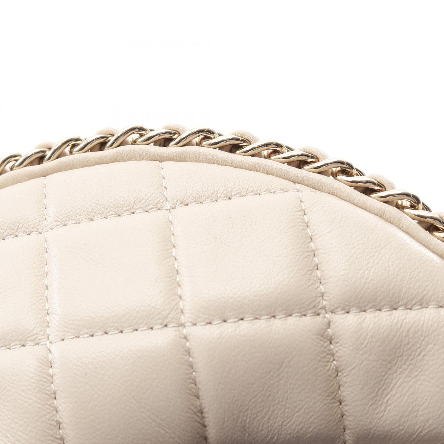 CHANEL Matelassé Small Hobo Bag in Cream Lambskin - AS3917