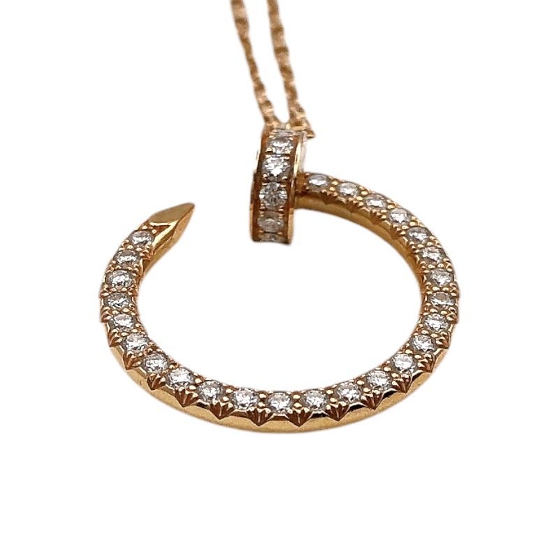 Cartier Juste un Clou Diamond Necklace in 18K Pink Gold