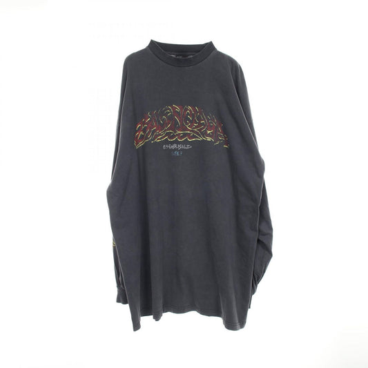 BALENCIAGA Offshore Cotton T-Shirt - Unisex - Gray - Size A