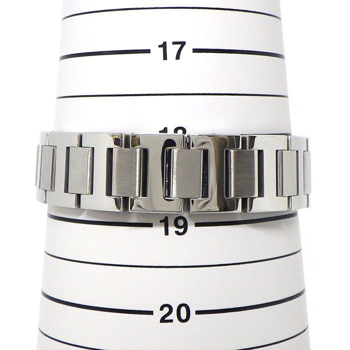 Cartier Pasha W31085M7 Chronograph Watch - White Dial, Stainless Steel