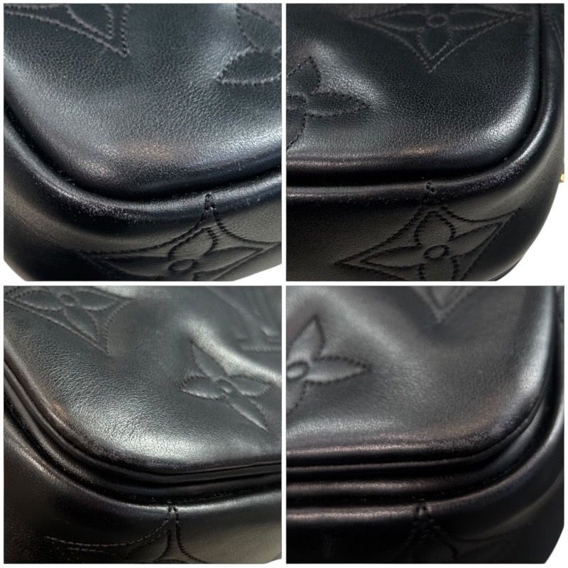 Louis Vuitton Wallet-On-Strap M81398 in Black Bubblegram