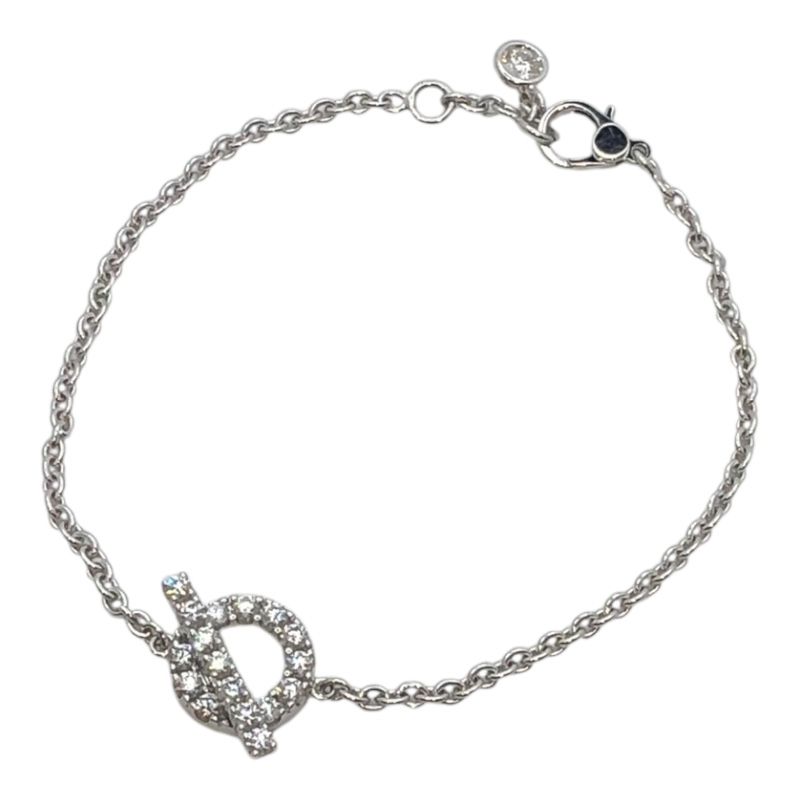 HERMES Finesse Diamond Bracelet in 750WG - Exquisite Luxury