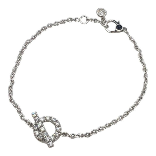 HERMES Finesse Diamond Bracelet in 750WG - Exquisite Luxury