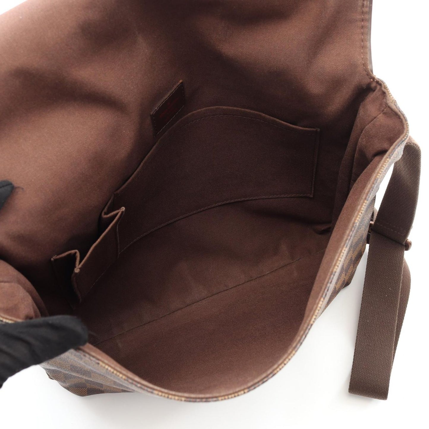 Louis Vuitton Brooklyn MM Damier Ebene Shoulder Bag - Timeless Elegance