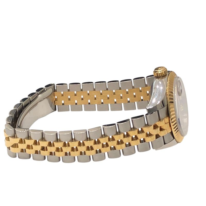 ROLEX Datejust 28 Tapestry 279173G Purple K18YG SS Women's Watch