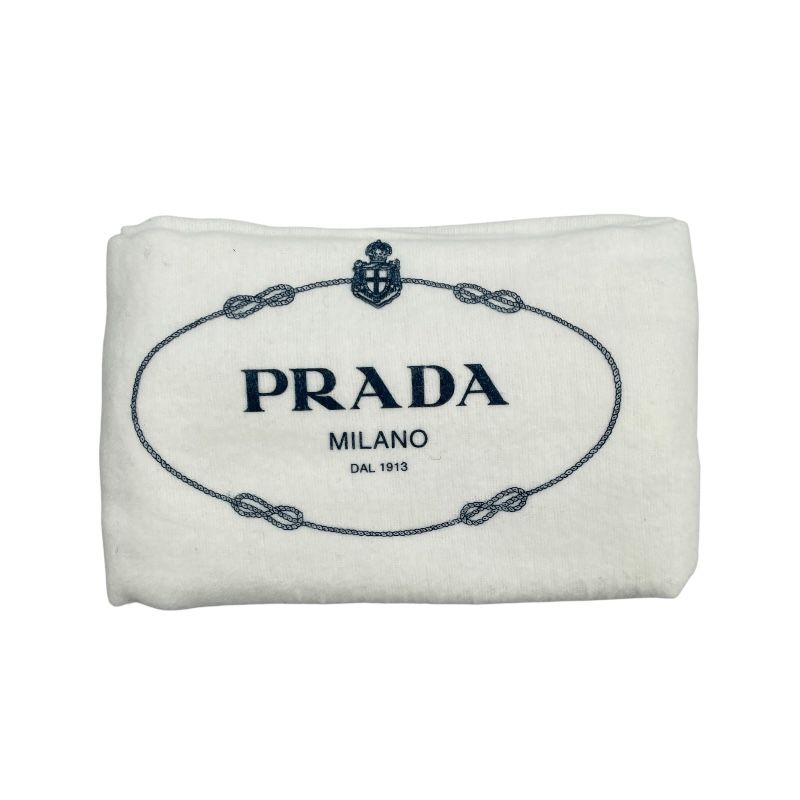 PRADA Soft Sound Small Shoulder Bag in Black Nappa Leather