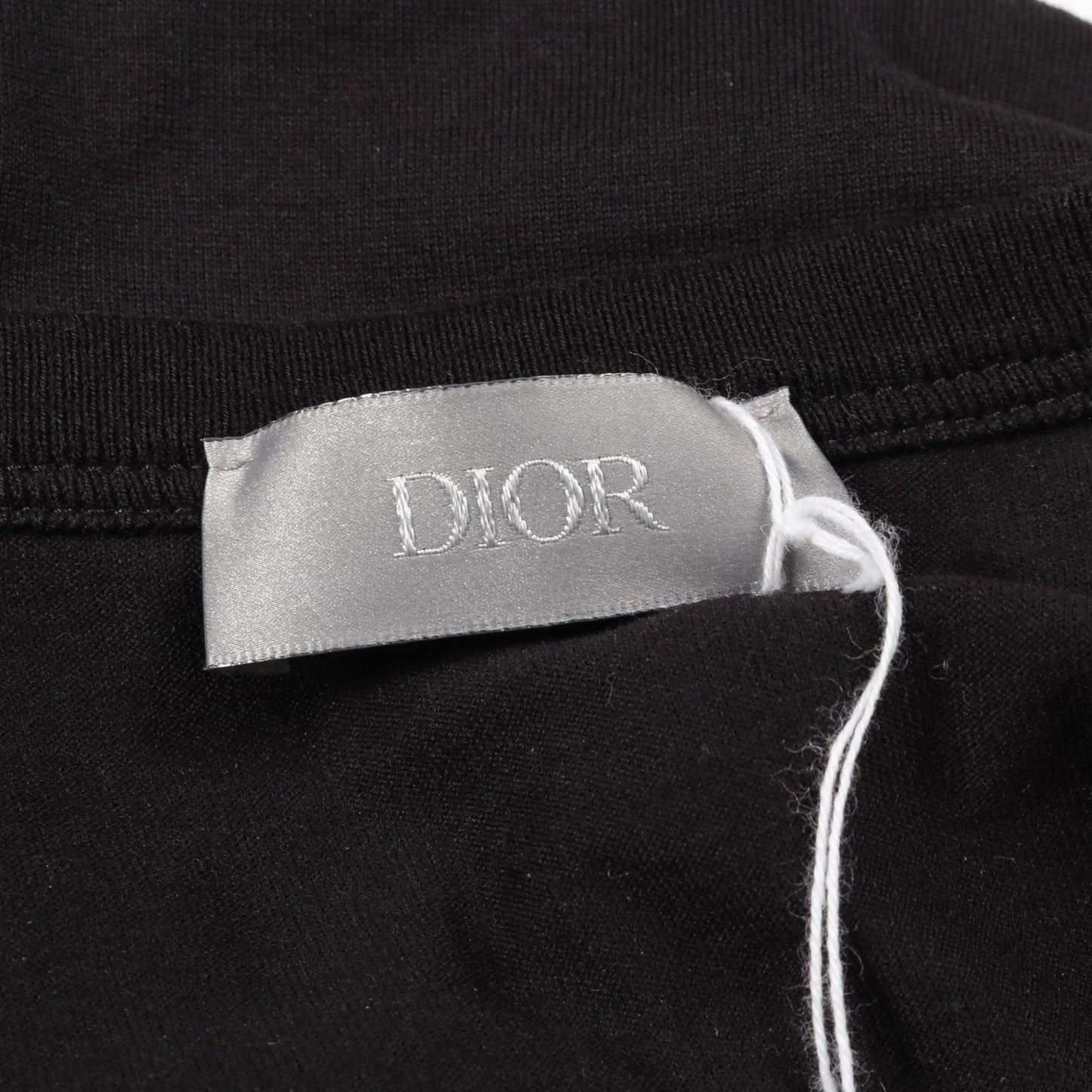 Dior x Shawn Stussy Black Cotton T-Shirt - Size S