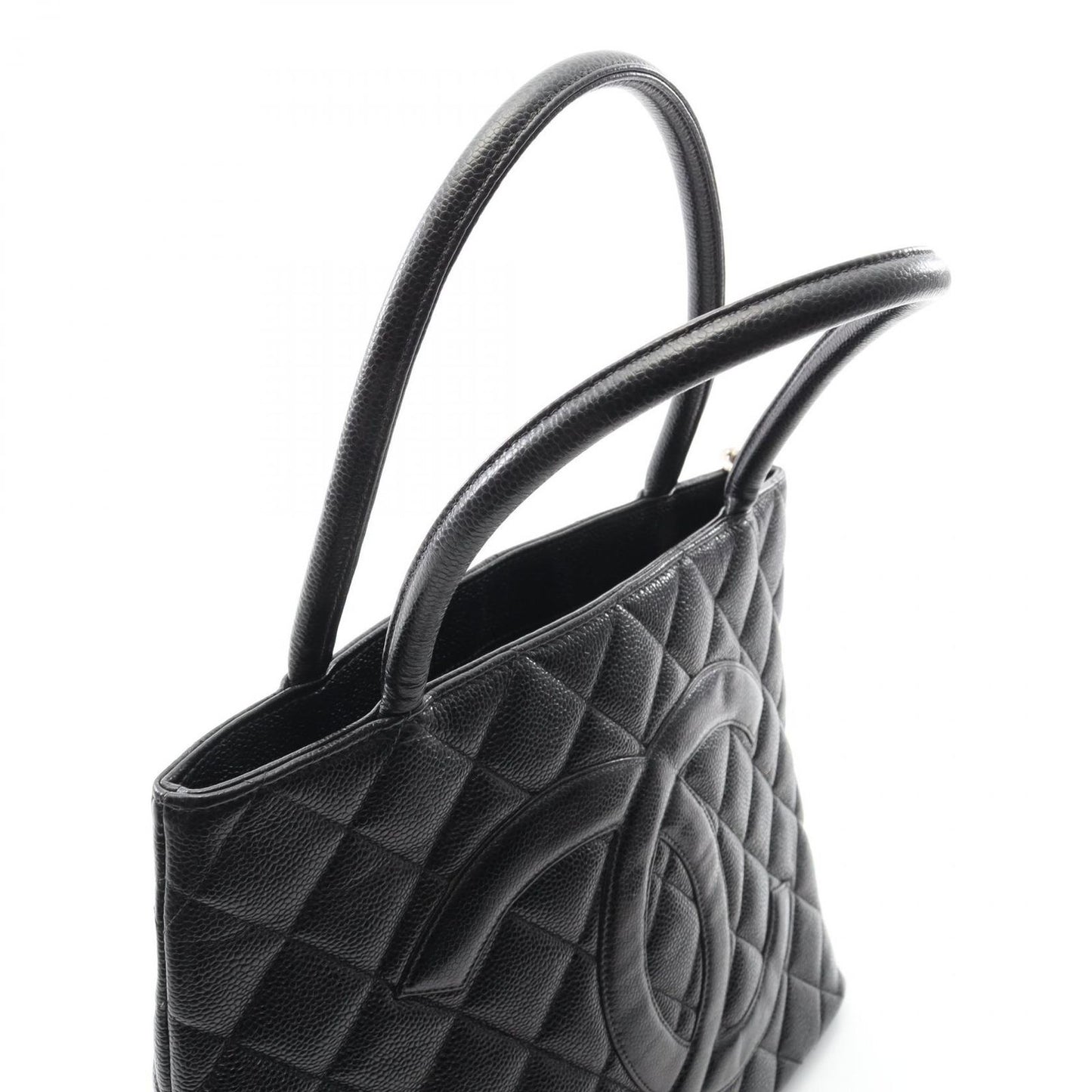 CHANEL Reissue Tote A01804 Black Leather Handbag