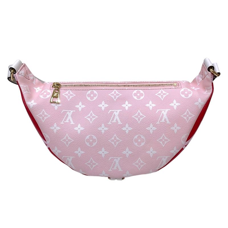 Louis Vuitton Monogram Giant Bum Bag in Red & Pink - Exclusive Design