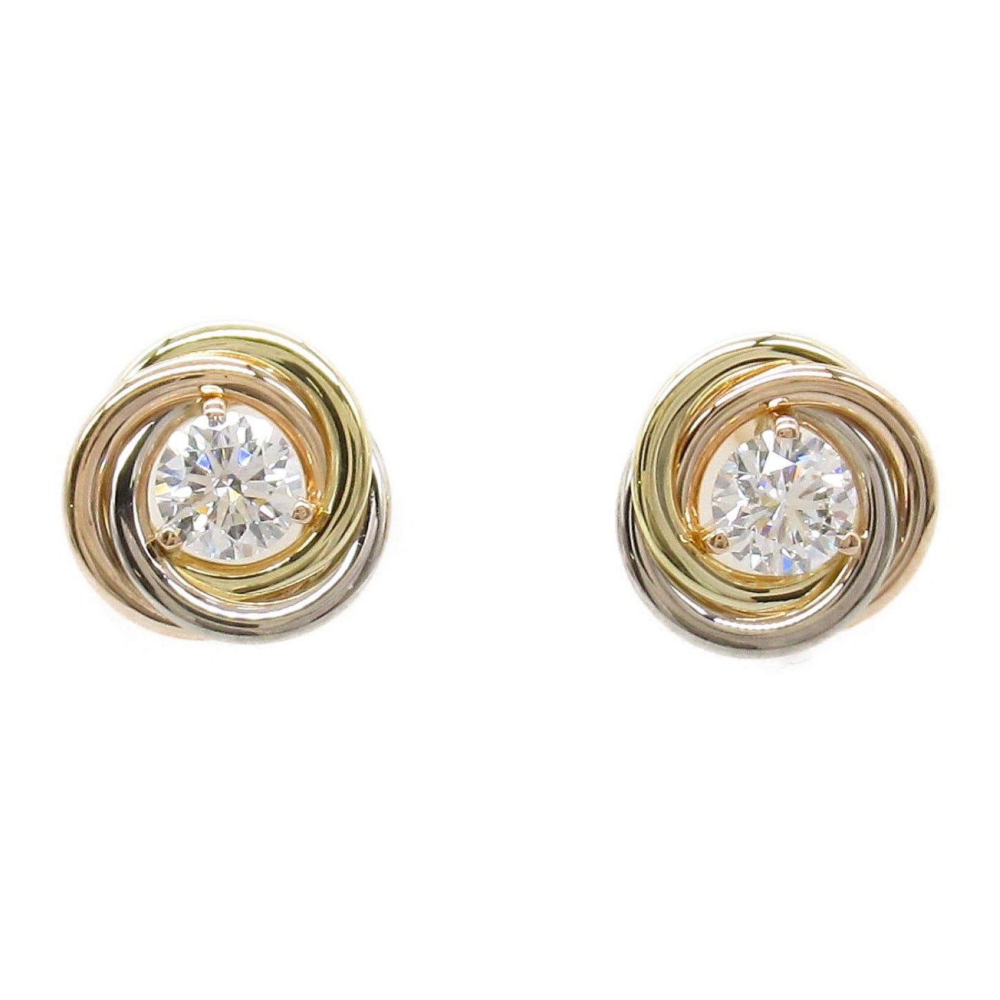 Cartier Trinity Earrings in 18K Gold - Exquisite Elegance
