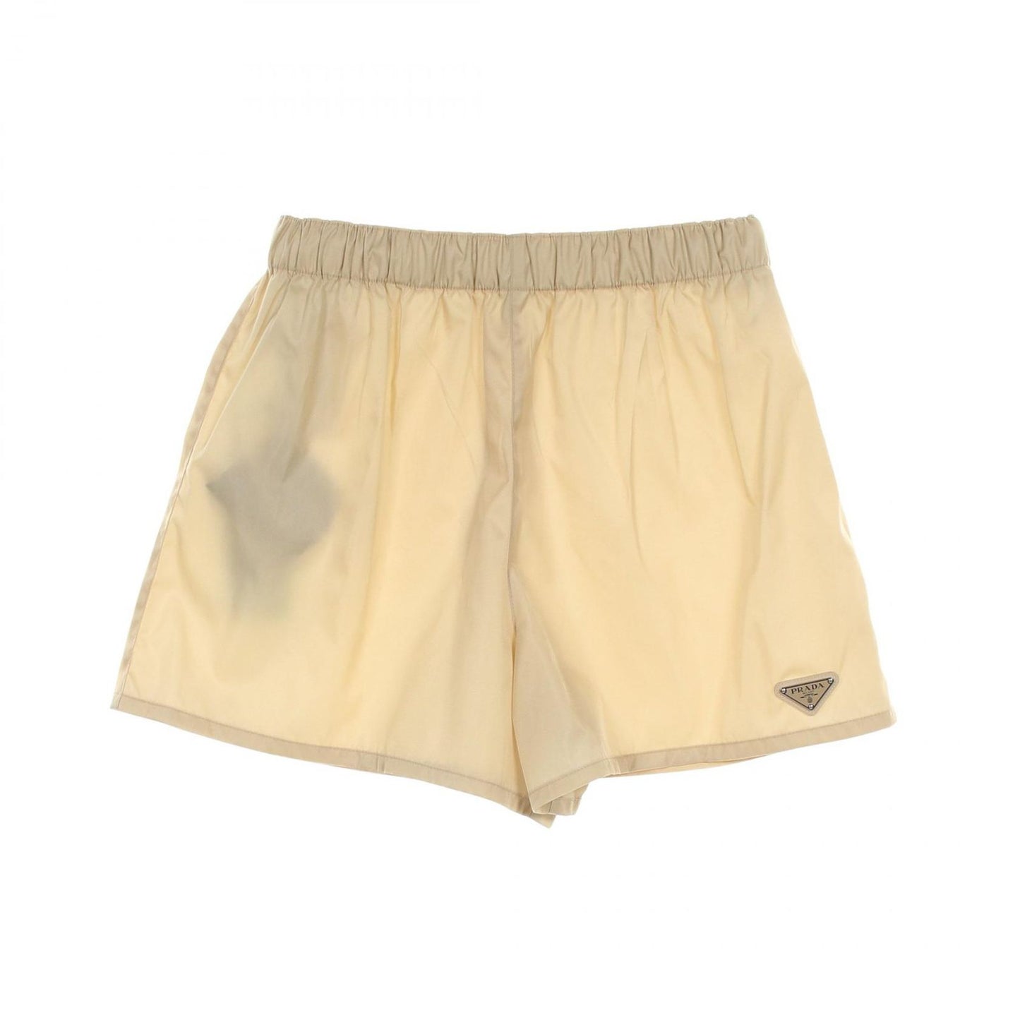 PRADA RE-NYLON Beige Shorts - Unworn Luxury Fashion Statement