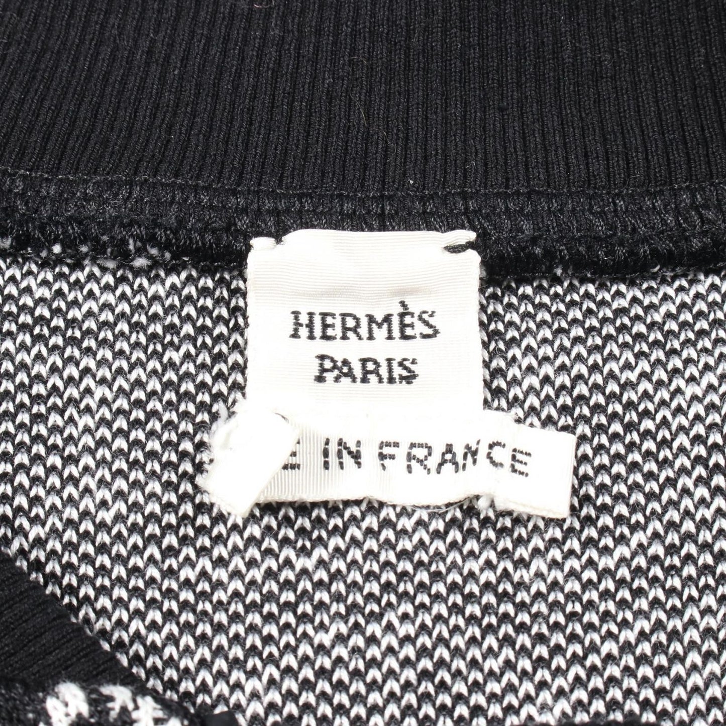 HERMES Cotton Dress - Timeless Elegance in White & Black