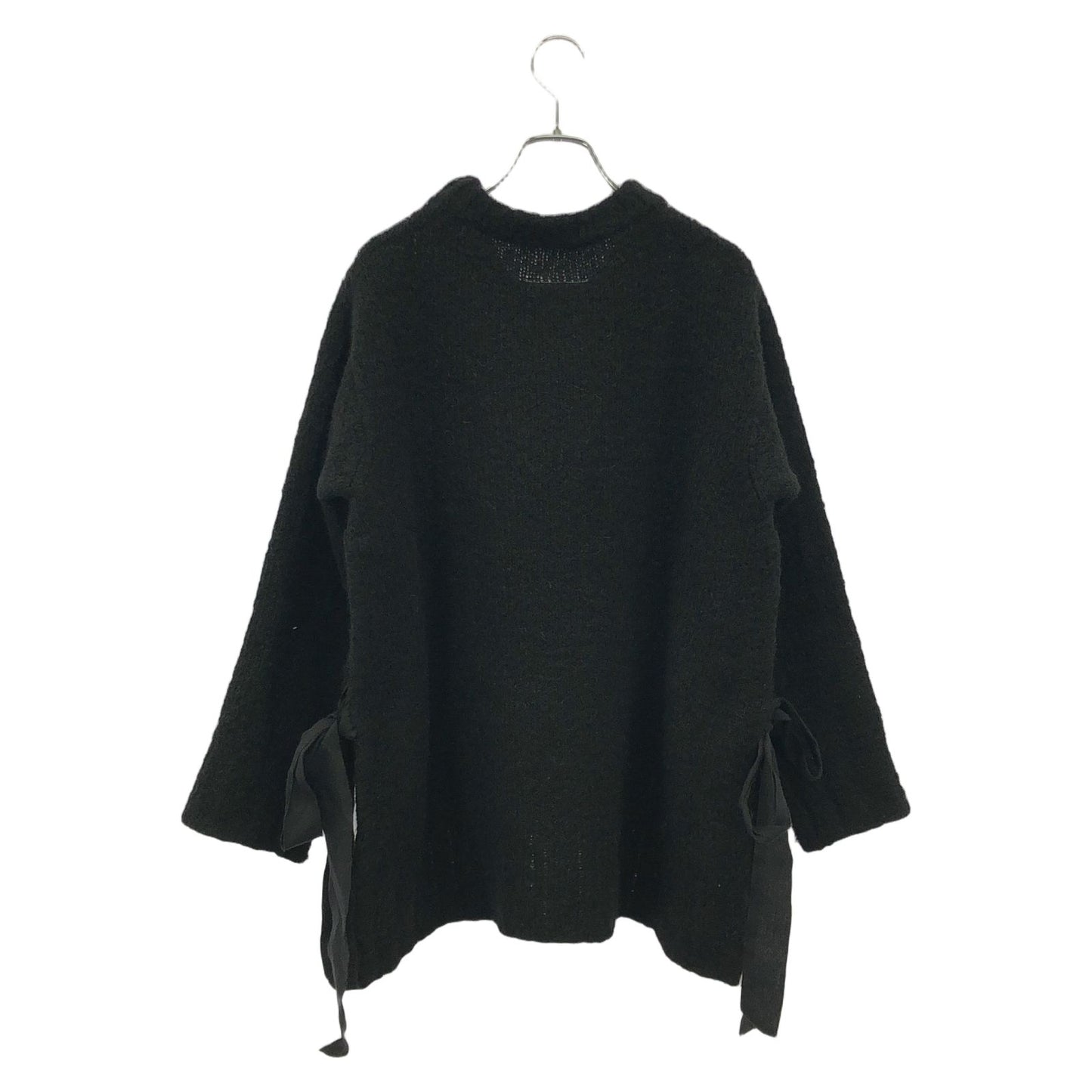 MM6 Black Knit Sweater - Timeless Elegance for the Modern Woman
