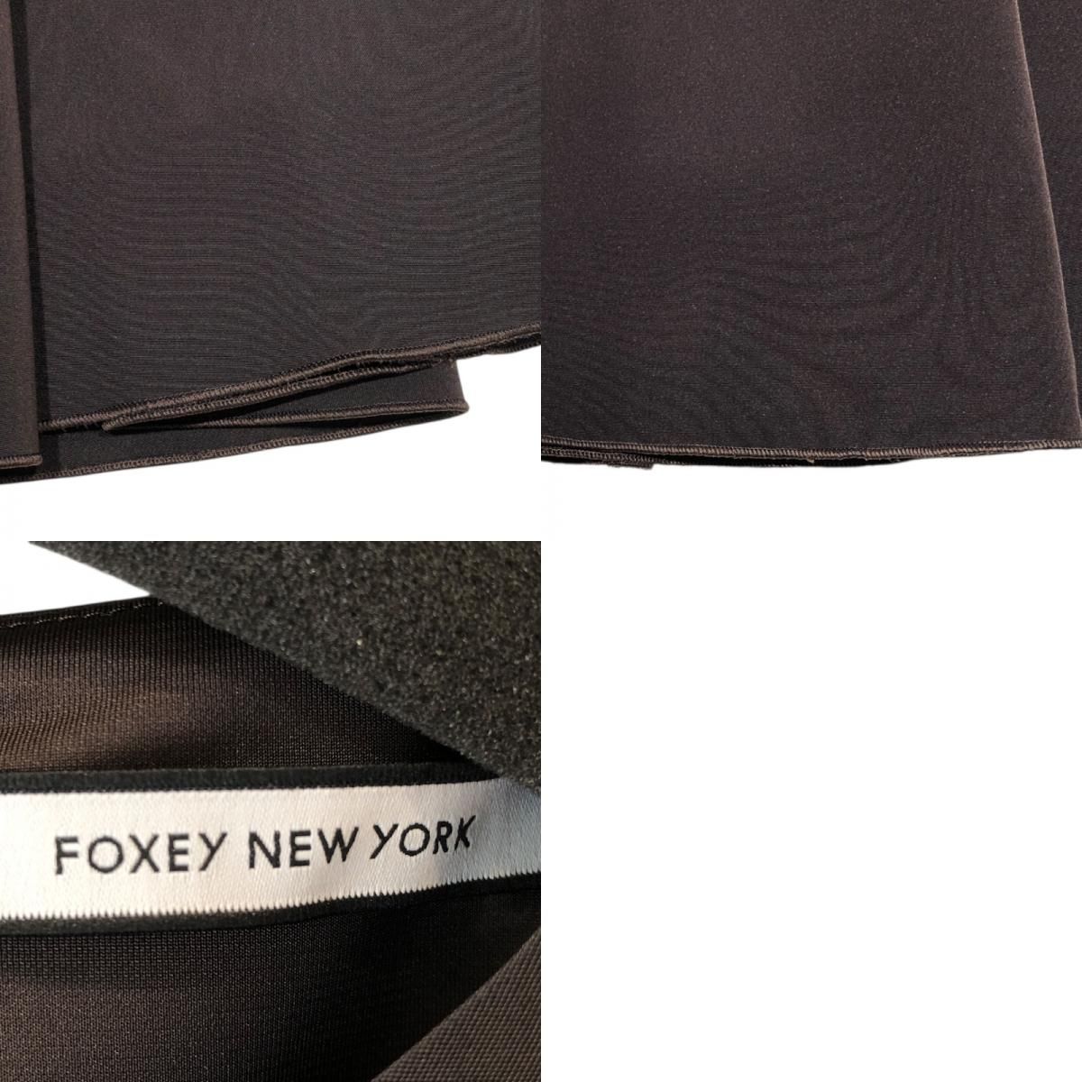 FOXEY NEW YORK Classic Sleeveless Dress in Brown - Timeless Elegance