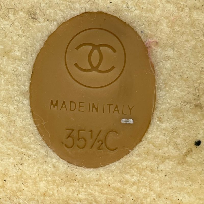 CHANEL Logo Canvas Side Gore Boots - Multicolor Elegance