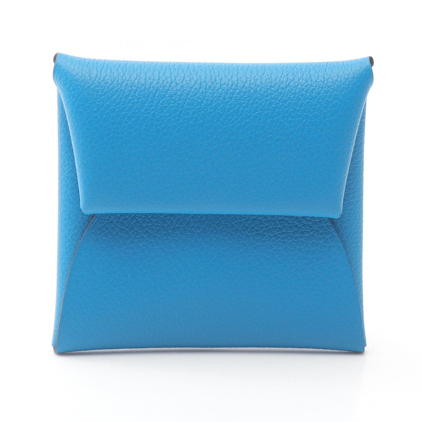 HERMES Bastia Coin Case in Blue Zanjibar - Exquisite Craftsmanship