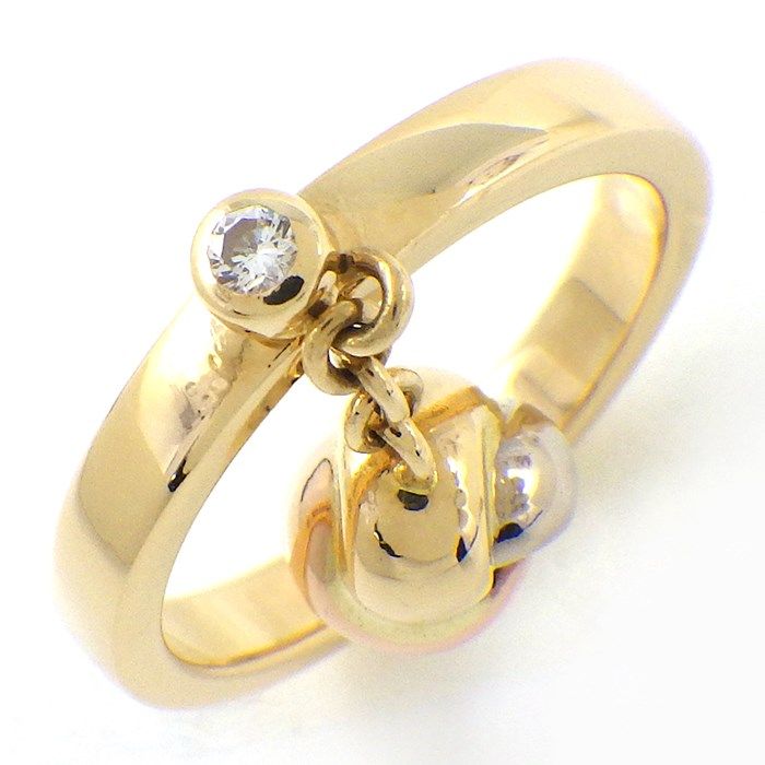 Cartier Baby Trinity Swing Drop Ring with Diamond - 3 Colors