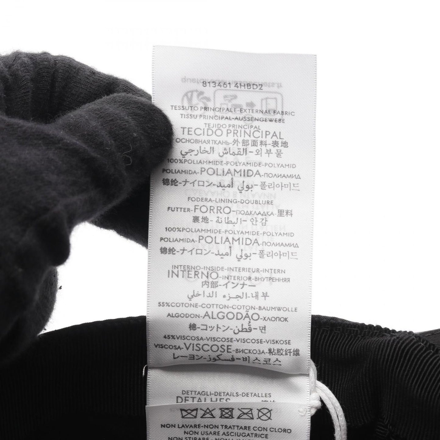 GUCCI Logo Nylon Cap - Black - New Arrival