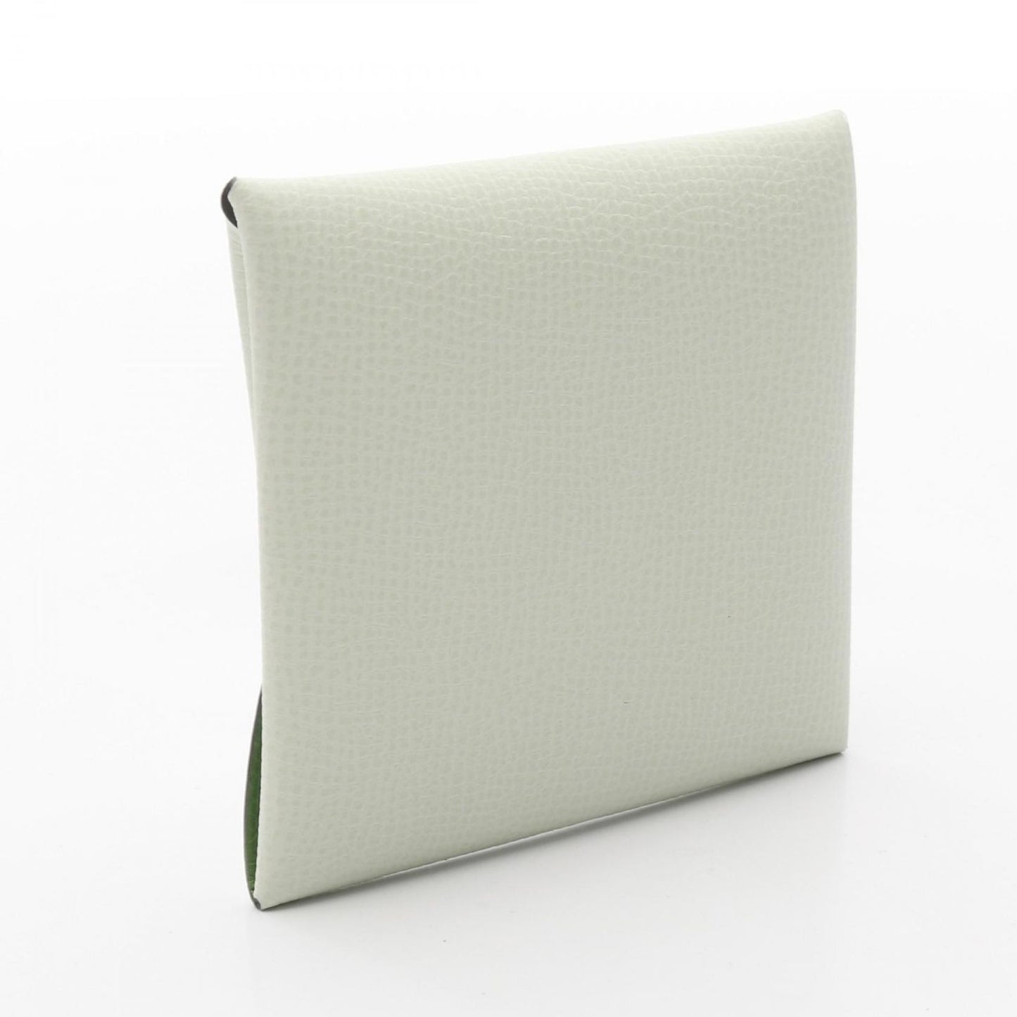 HERMES Bastia Vert Fizz/Vert Yuka Coin Case - Unused Luxury Accessory