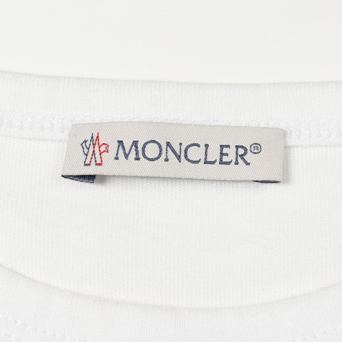 MONCLER Cotton T-Shirt in White - Timeless Elegance