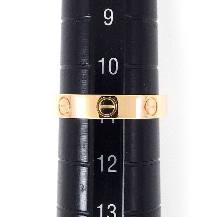 Cartier Love Ring Small Model in 18K Pink Gold - Size 11