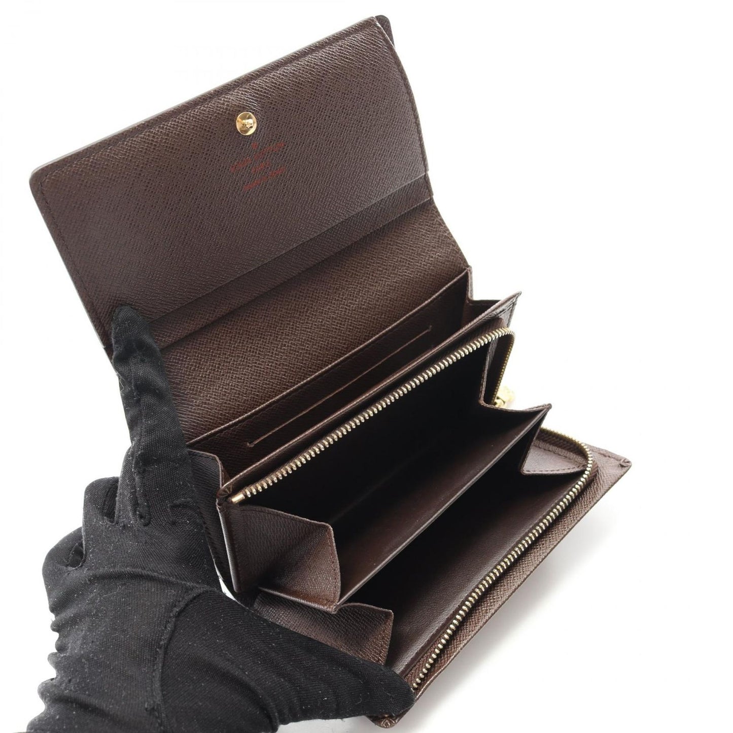 Louis Vuitton Portefeuille Trésor Wallet in Damier Ébène