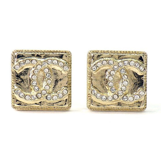 CHANEL Coco Mark Square Earrings - 2021 Fall/Winter Collection