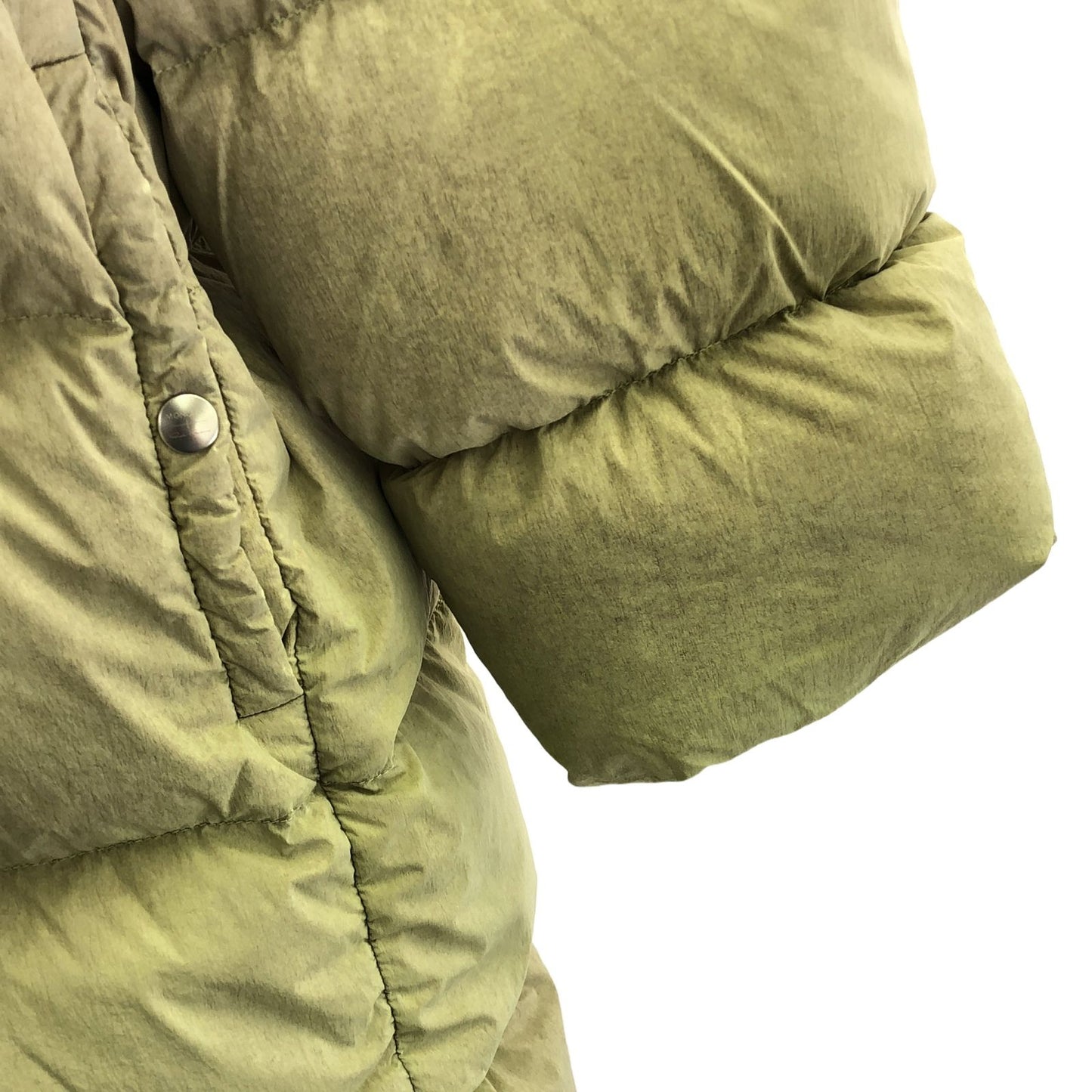 MONCLER Beige Cotton Down Jacket - Exquisite Craftsmanship