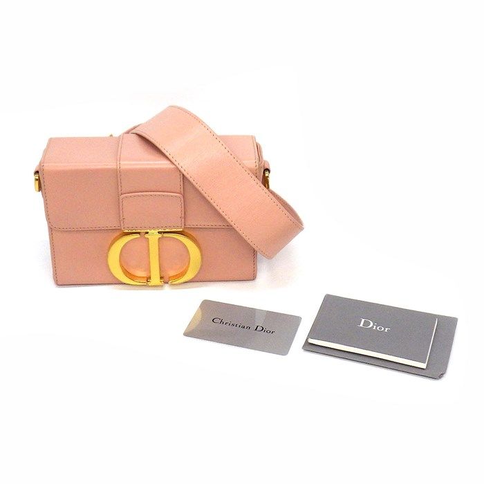 Dior 30 Montaigne Box Micro Shoulder Bag in Rose Devan