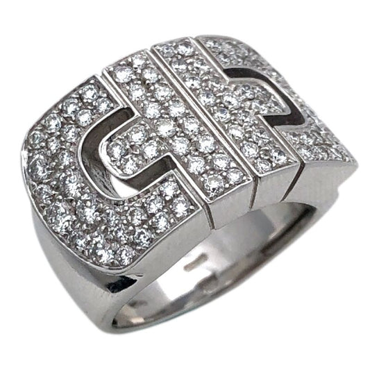 BVLGARI Parentesi Ring in K18 White Gold - Exquisite Luxury