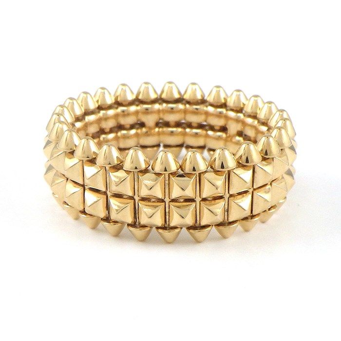 Cartier Clash Ring B4238362 in 18K Yellow Gold - Size 19.5
