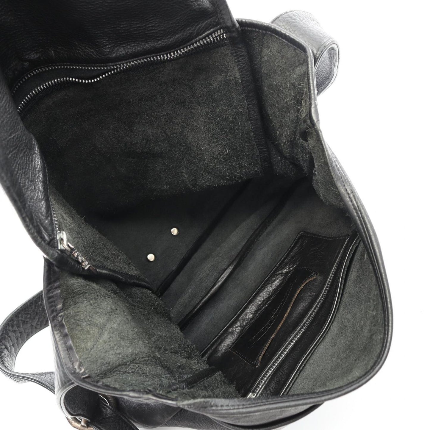 CHROME HEARTS Black Leather Shoulder Bag - Timeless Elegance