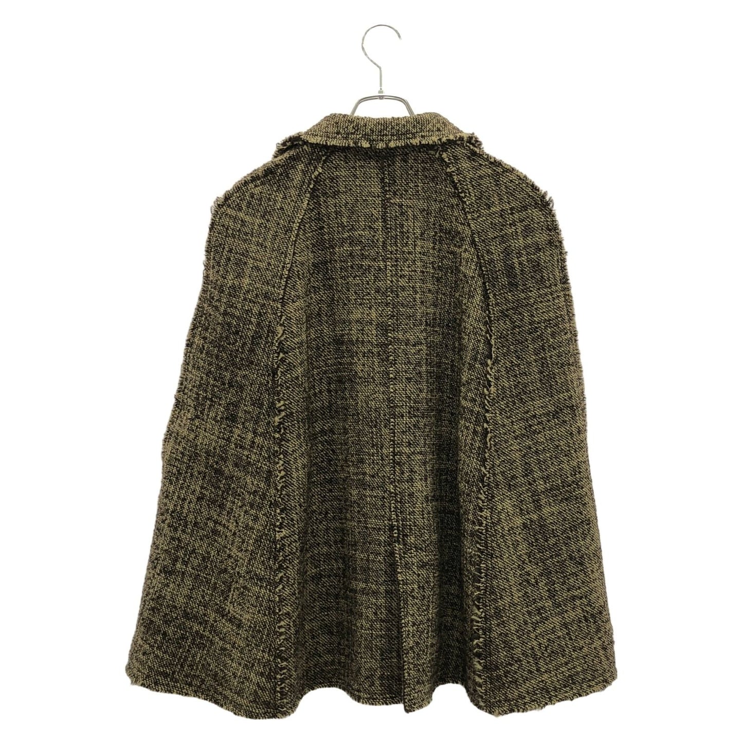 Plage Wool Poncho in Dark Brown - Timeless Elegance