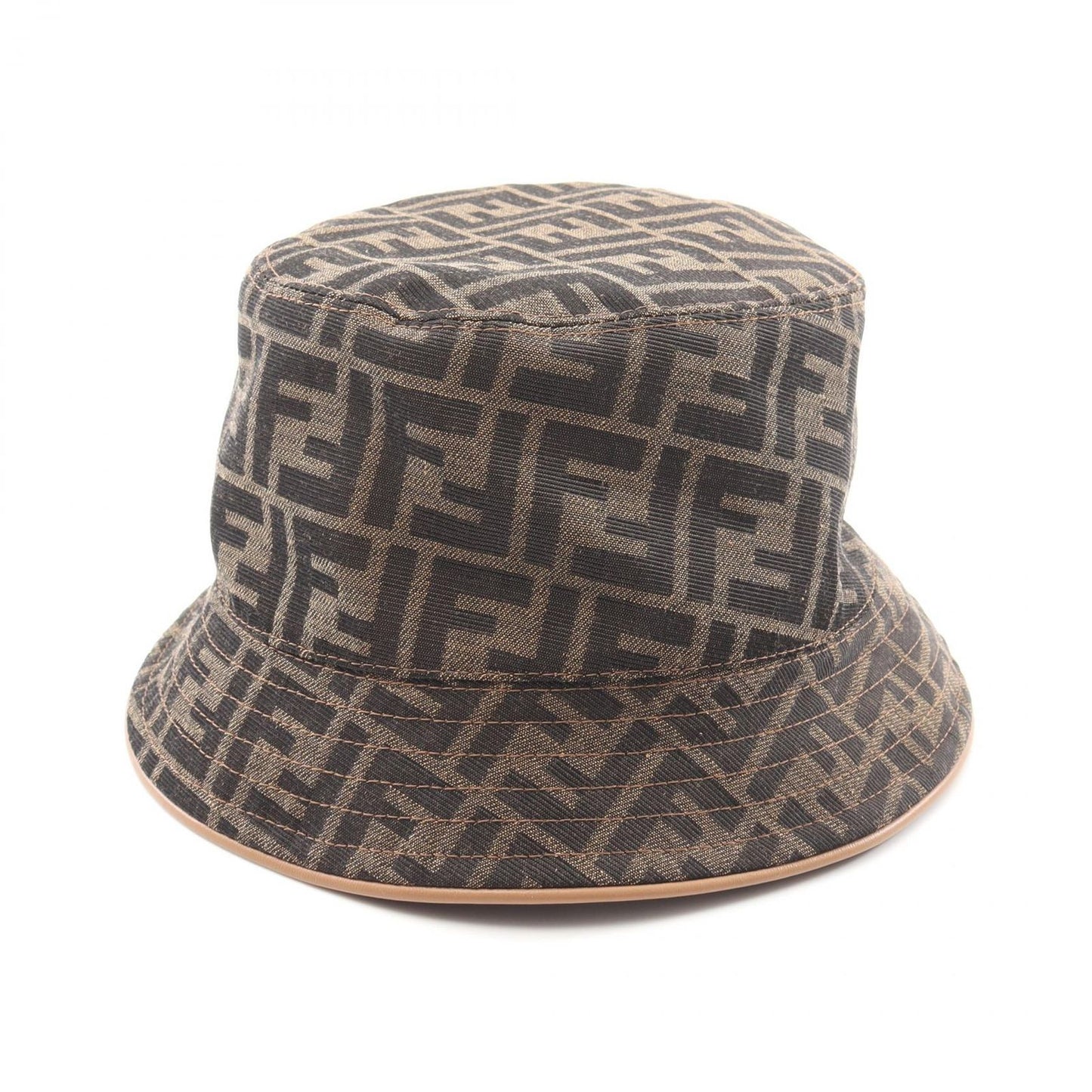 FENDI FF Jacquard Hat - Exquisite Brown Luxury Accessory