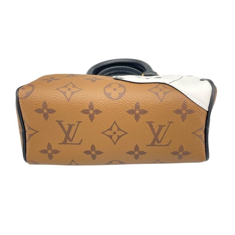 Louis Vuitton Nano Speedy M83688 Monogram Reverse Shoulder Bag